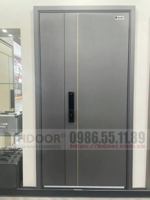 Cửa nhựa composite hai cánh HDOOR-CD18