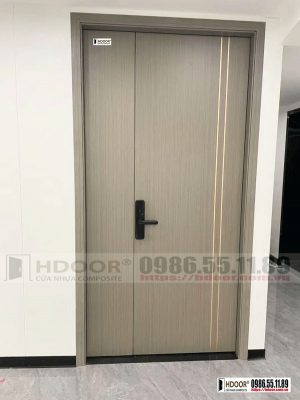 cửa nhựa composite hai cánh HDOOR-CD22