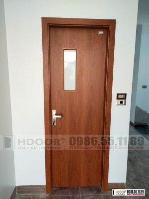 Cửa nhựa composite ô kính HDOOR-K14