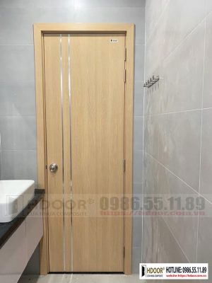 Cửa nhựa composite chỉ nẹp HDOOR-CN05