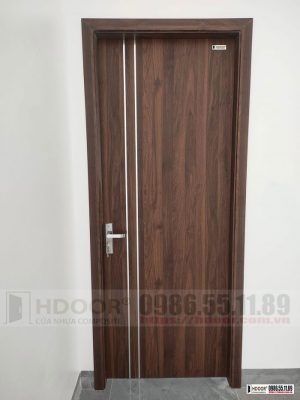 Cửa nhựa composite chỉ nẹp HDOOR-CN07