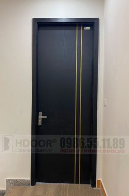 Cửa nhựa composite chỉ nẹp HDOOR-CN21