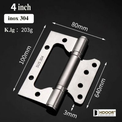 Bản lề âm dương INOX304 4x3x3