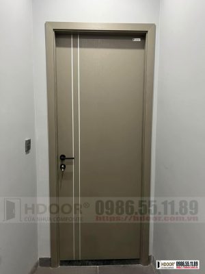 Cửa nhựa composite chỉ nẹp HDOOR-CN26