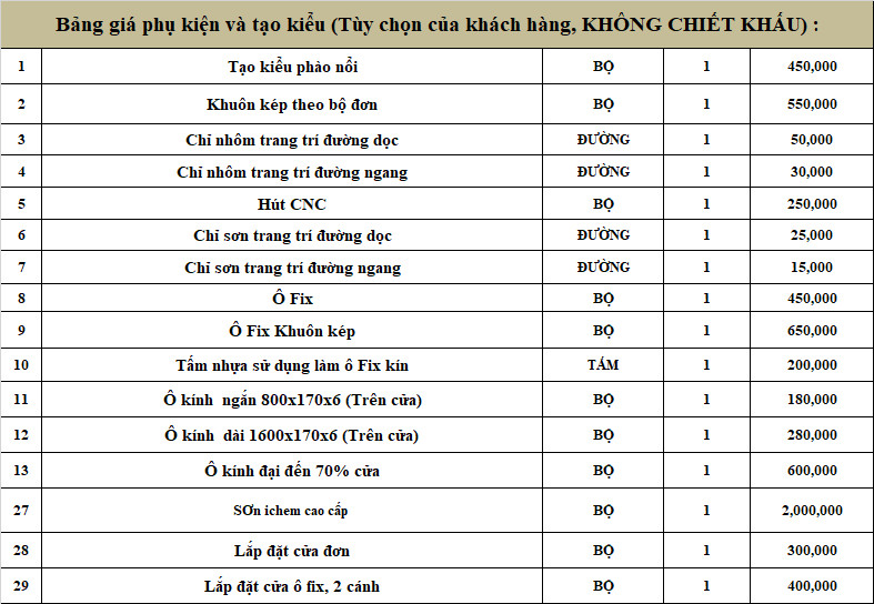 cửa nhựa Composite Nam Định