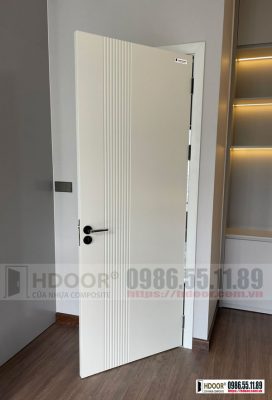 Cửa nhựa composite khắc CNC HDOOR-C19