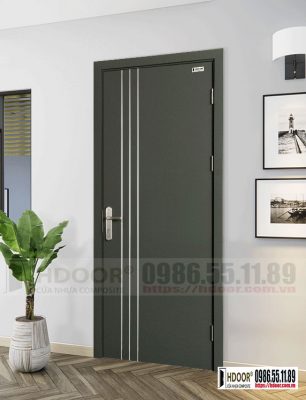 Cửa nhựa composite chỉ nẹp HDOOR-CN35