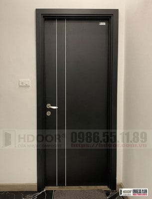 Cửa nhựa composite chỉ nẹp HDOOR-CN36