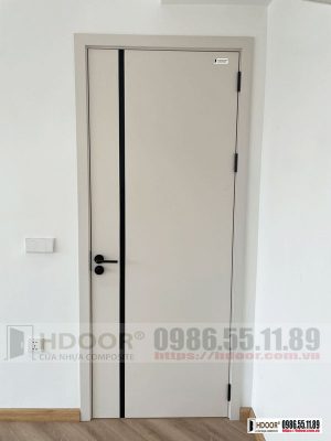 Cửa nhựa composite chỉ sơn HDOOR-CS02