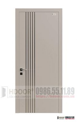 Cửa nhựa composite chỉ sơn HDOOR-CS15