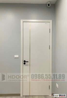 Cửa nhựa composite chỉ nẹp HDOOR-CN41