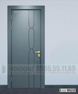Cửa nhựa composite chỉ sơn HDOOR-CS50