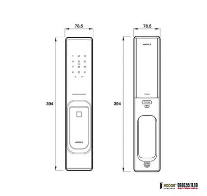 Khóa Thông Minh Hafele PP810