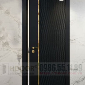 Alternative view of Cửa nhựa composite chỉ nẹp HDOOR-CN77