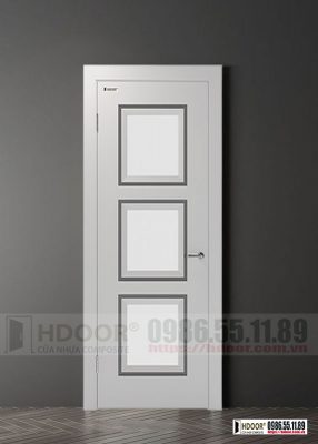 Cửa nhựa composite ô kính HDOOR-K23