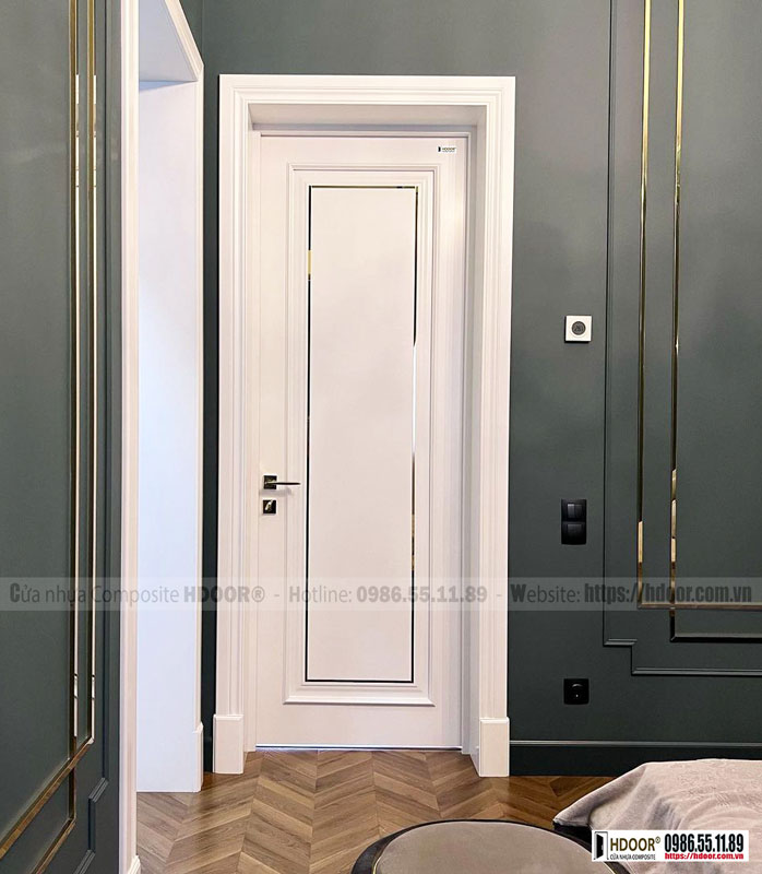 Cửa nhựa composite tân cổ điển cao cấp HDOOR-PC45
