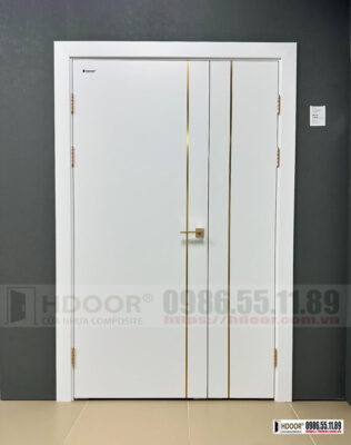 Cửa nhựa composite hai cánh HDOOR-CD33