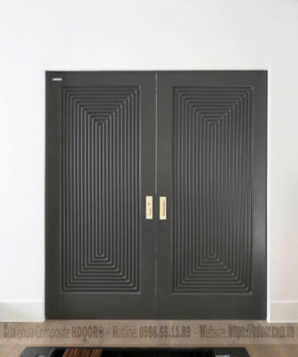 Cửa nhựa composite hai cánh HDOOR-CD35