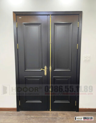 Cửa nhựa composite hai cánh HDOOR-CD37