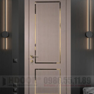 Cửa nhựa composite chỉ nẹp HDOOR-CN92
