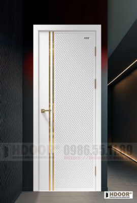 Cửa nhựa composite chỉ nẹp HDOOR-CN43