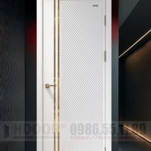 Cửa nhựa composite chỉ nẹp HDOOR-CN43