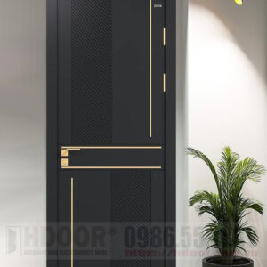 Cửa nhựa composite chỉ nẹp HDOOR-CN82