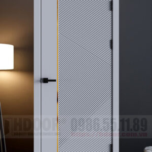 Cửa nhựa composite chỉ nẹp HDOOR-CN56