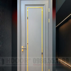 Cửa nhựa composite chỉ nẹp HDOOR-CN57