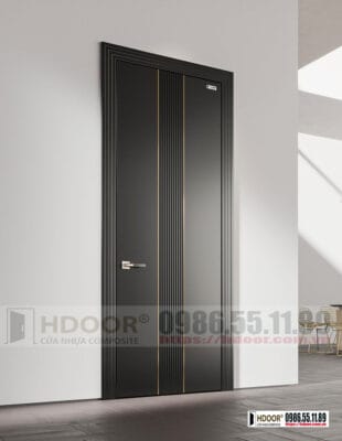 Cửa nhựa composite chỉ nẹp HDOOR-CN69