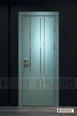 Cửa nhựa composite chỉ nẹp HDOOR-CN89