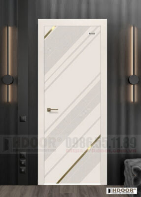 Cửa nhựa composite chỉ nẹp HDOOR-CN86