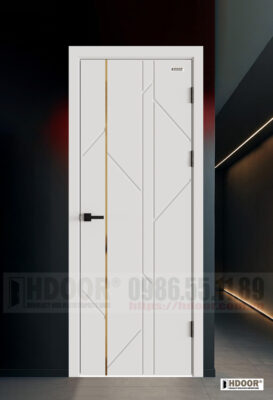 Cửa nhựa composite chỉ nẹp HDOOR-CN81