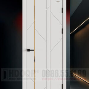 Cửa nhựa composite chỉ nẹp HDOOR-CN81