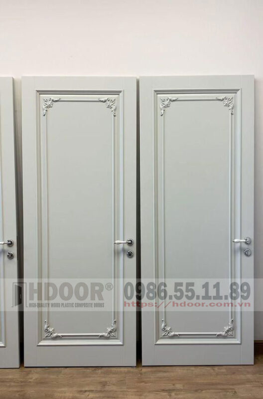 Cửa nhựa composite tân cổ điển HDOOR® đường nét mảnh mai