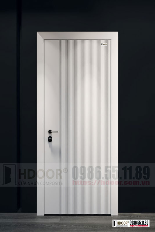 Cửa nhựa composite màu trắng HDOOR-C64