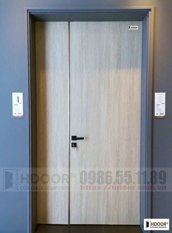 Cửa nhựa composite 2 cánh HDOOR-CD02