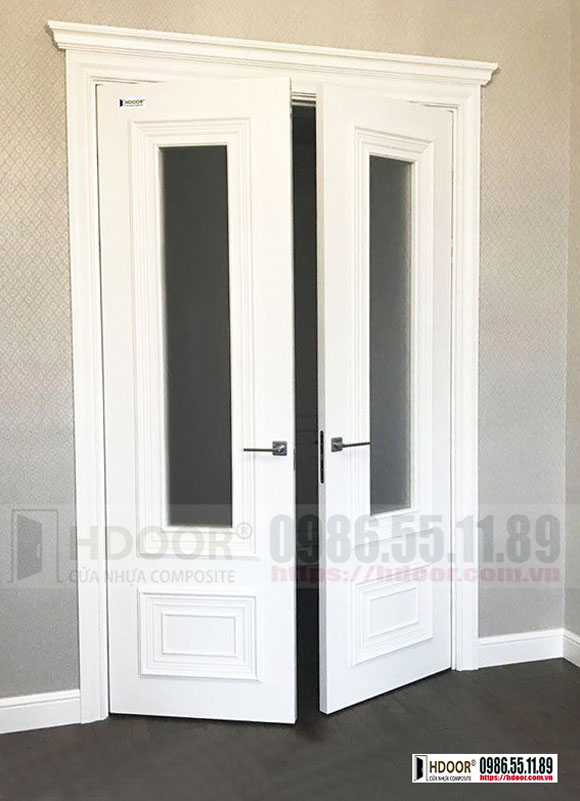 Cửa nhựa composite 2 cánh HDOOR-CD20
