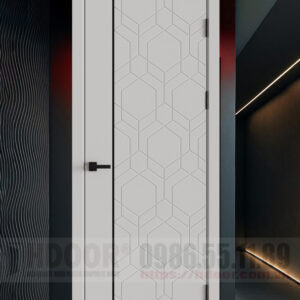 Cửa nhựa composite chỉ sơn HDOOR-CS101