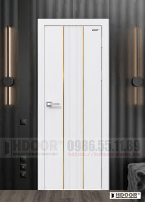 Cửa nhựa composite chỉ nẹp HDOOR-CN106
