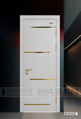 Cửa nhựa composite chỉ nẹp HDOOR-CN111