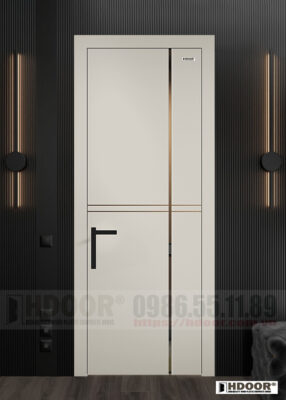 Cửa nhựa composite chỉ nẹp HDOOR-CN118