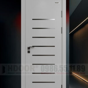 Cửa nhựa composite chỉ nẹp HDOOR-CN120