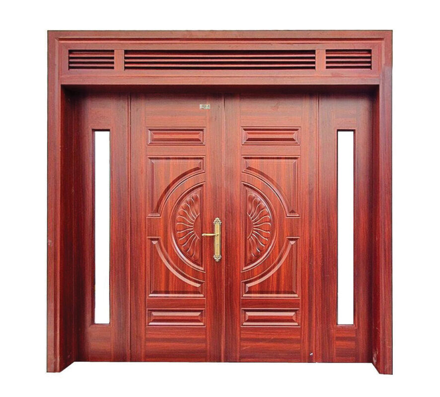 cửa thép vân gỗ hải phòng